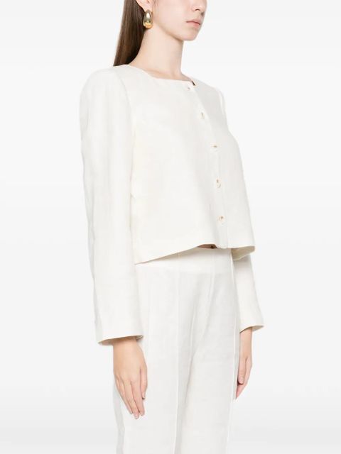 Posse Emma single breast jacket - White