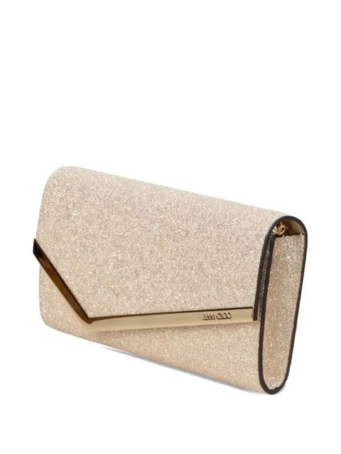 Jimmy Choo Emmie glitter clutch bag - Gold - zdjęcie produktu nr 2