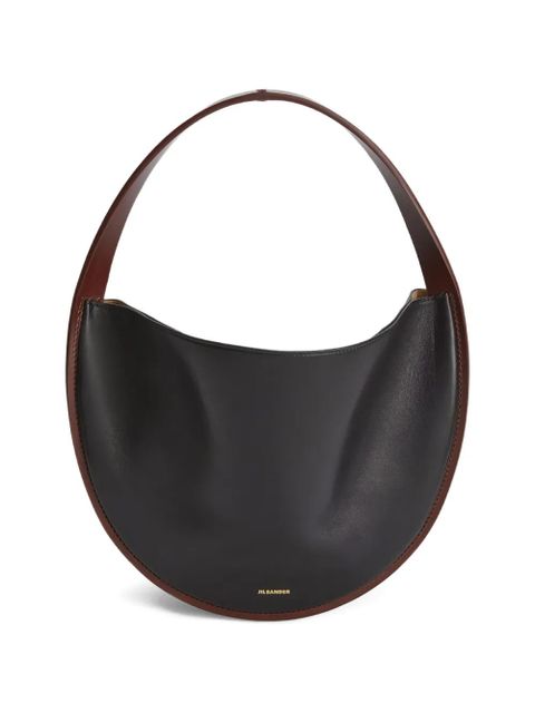 Jil Sander Pivot leather shoulder bag - Black - zdjęcie produktu nr 1