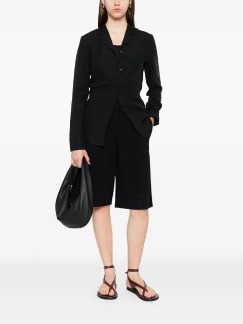 TOTEME notched-collar shirt - Black