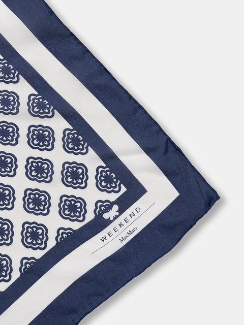 Weekend Max Mara chusta damska z dodatkiem jedwabiu ASARONG - zdjęcie produktu nr 1