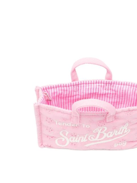 MC2 Saint Barth logo-embroidered phone bag - Pink