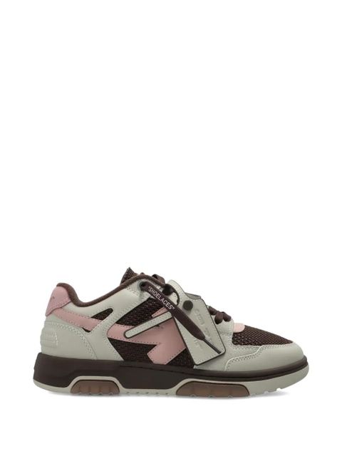 Off-White Out of Office arrow-motif panelled sneakers - Brown - zdjęcie produktu nr 1