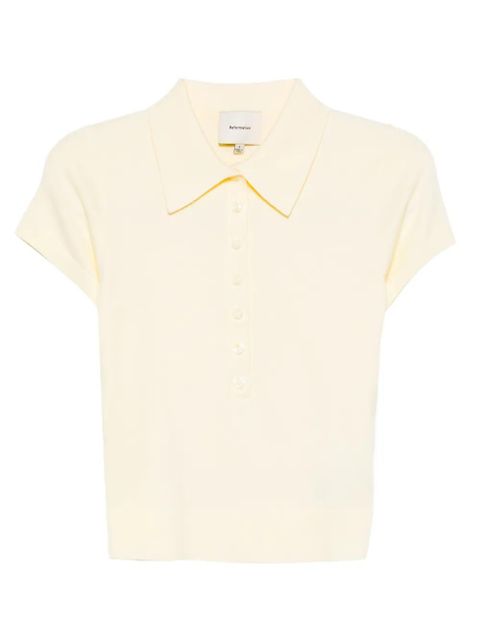 Reformation Bentley polo top - Neutrals - zdjęcie produktu nr 1