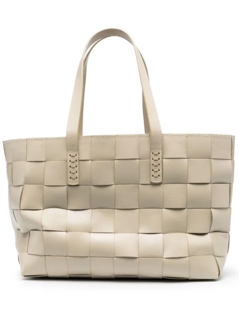 DRAGON DIFFUSION woven leather tote bag - Neutrals - zdjęcie produktu nr 1