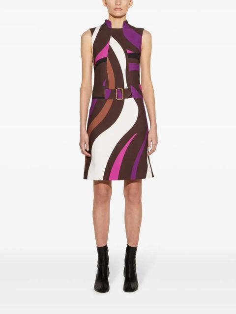 PUCCI Marmo-print mini dress - Brown - zdjęcie produktu nr 2