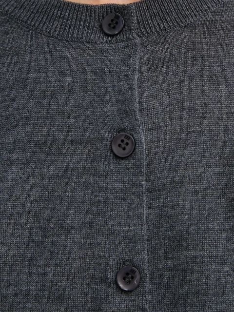 By Malene Birger kardigan wełniany MONTIE kolor szary lekki Q72580003