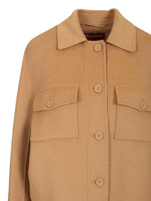 Max Mara boxy-fit button-up jacket - Neutrals