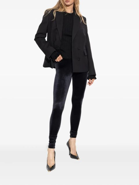 Versace cut-outs ruffled sweater - Black - zdjęcie produktu nr 2