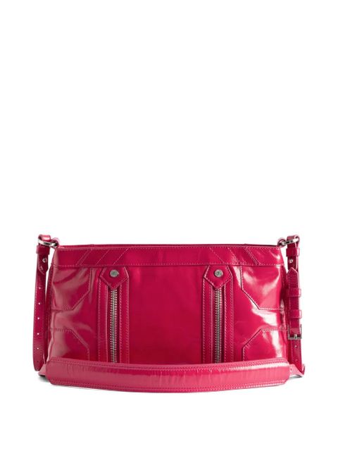 Zadig&Voltaire Sunny Mood zip patent satchel bag - Pink