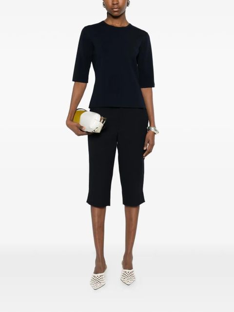 Max Mara Mxpfaida round-neck short-sleeve top - Blue - zdjęcie produktu nr 2