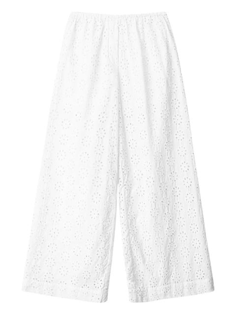 STAUD Bonfire broderie-anglaise trousers - White - zdjęcie produktu nr 2