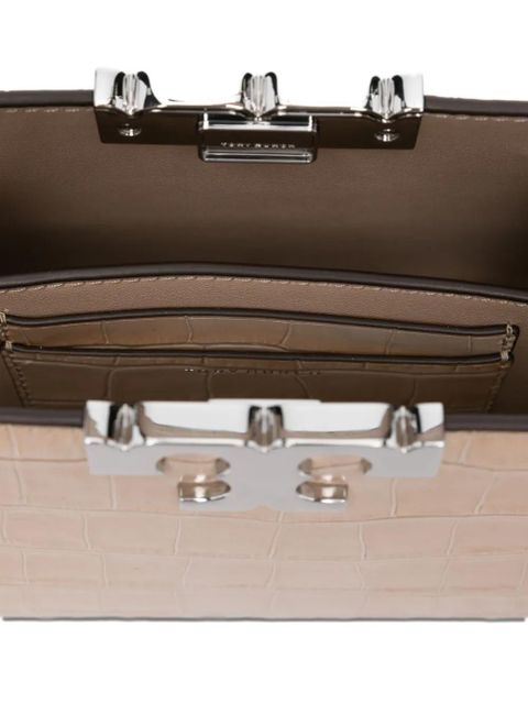 Tory Burch mini Eleanor embossed handbag - Neutrals