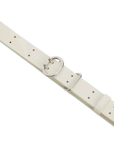 Jil Sander leather belt - White - zdjęcie produktu nr 2
