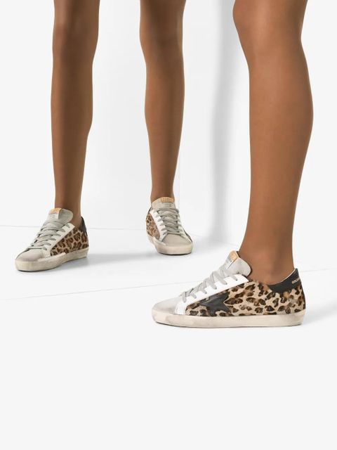 Golden Goose Super-Star leopard print sneakers - Brown - zdjęcie produktu nr 2