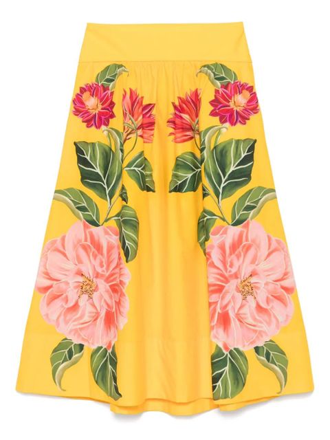 FARM Rio Spring Awakening maxi skirt - Yellow - zdjęcie produktu nr 1