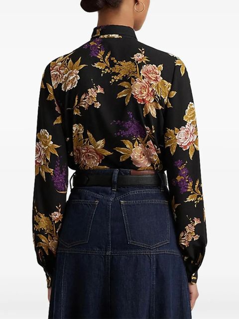 Lauren Ralph Lauren floral-print shirt - Black