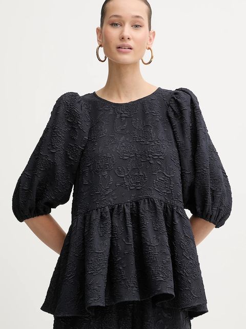 Stine Goya bluzka damska kolor granatowy wzorzysta SG-PS26-T065-2458 - zdjęcie produktu nr 1