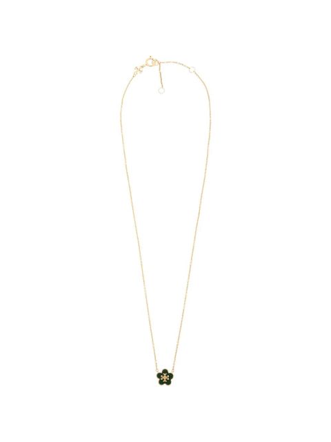 Tory Burch flower charm necklace - Green - zdjęcie produktu nr 1
