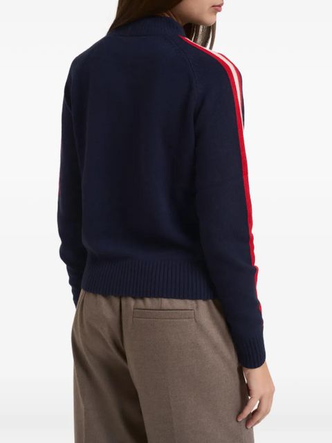 MC2 Saint Barth stripe ski lover knitwear - Blue