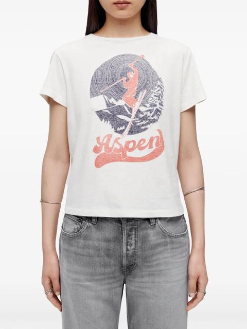 RE/DONE Aspen print T-shirt - White