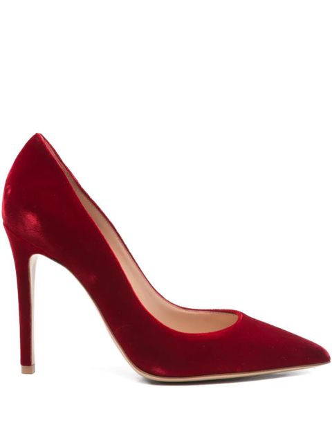 Gianvito Rossi velvet pumps - Red - zdjęcie produktu nr 1