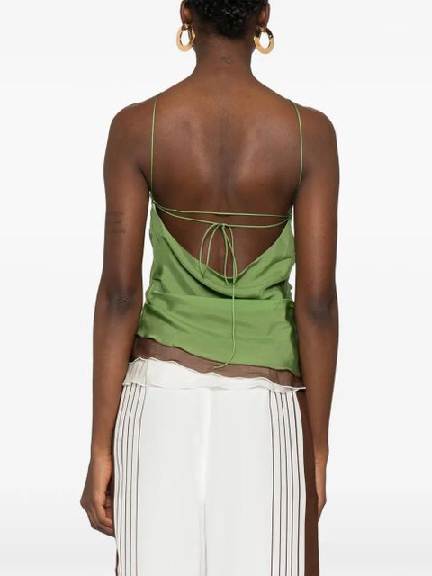 SIR. Danica layered top - Green