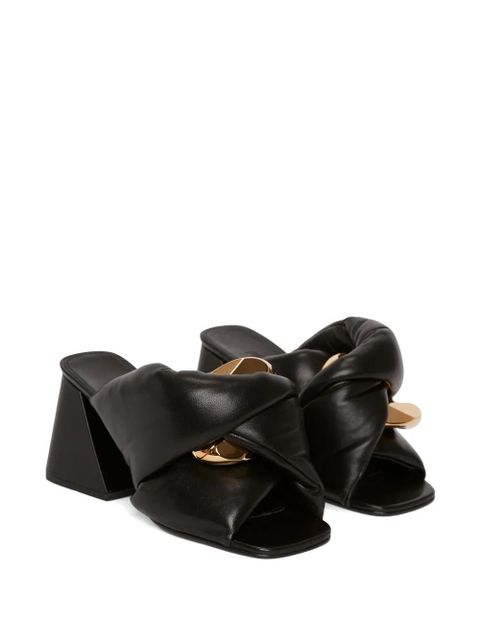 JW Anderson Chain Twist 80mm sandals - Black - zdjęcie produktu nr 2