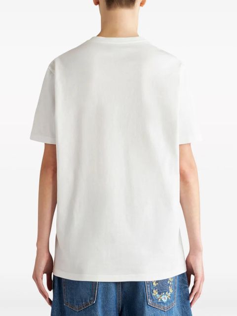 ETRO Pegaso-embroidered cotton T-shirt - White