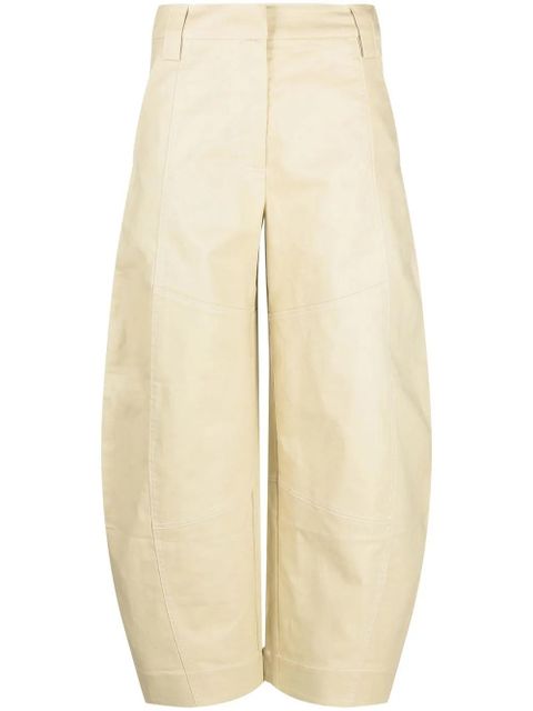 Cult Gaia tapered wide-leg trousers - Green - zdjęcie produktu nr 1