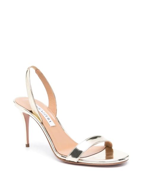 Aquazzura So Nude 85mm sandals - Gold