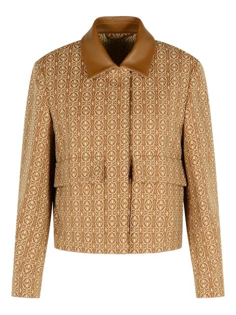 Max Mara jacquard cotton jacket - Brown - zdjęcie produktu nr 1