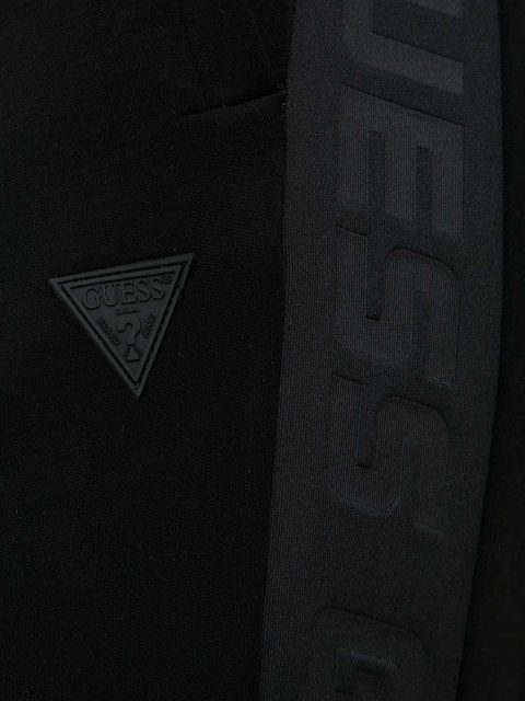 Guess spodnie dresowe BRENDA damskie kolor czarny z nadrukiem V3RB21 K7UW2