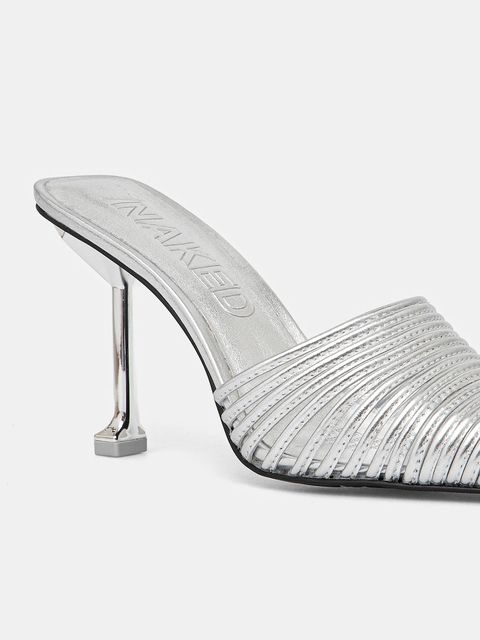 Naked Wolfe klapki skórzane Chromed