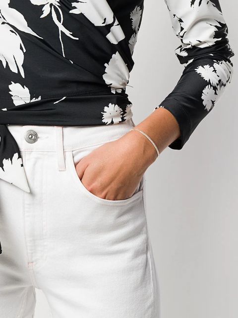 Monica Vinader Fiji Diamond Mini Bar bracelet - Silver - zdjęcie produktu nr 2