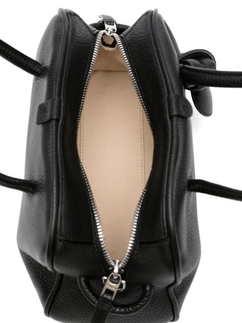 Jacquemus small The Turismo leather tote bag - Black