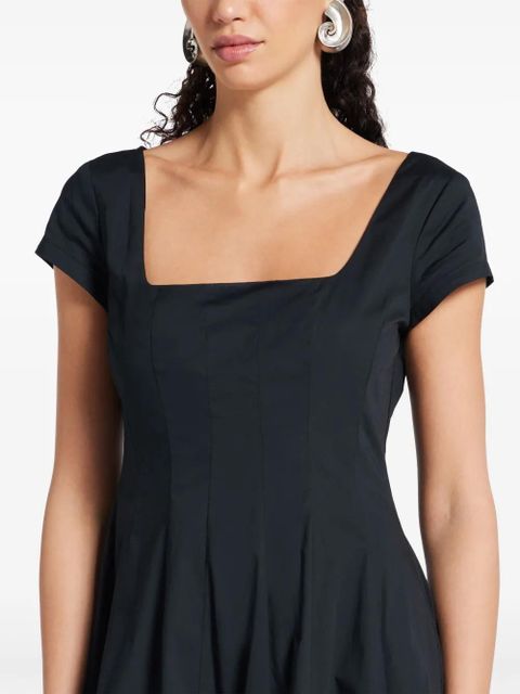 STAUD Wells midi dress - Black