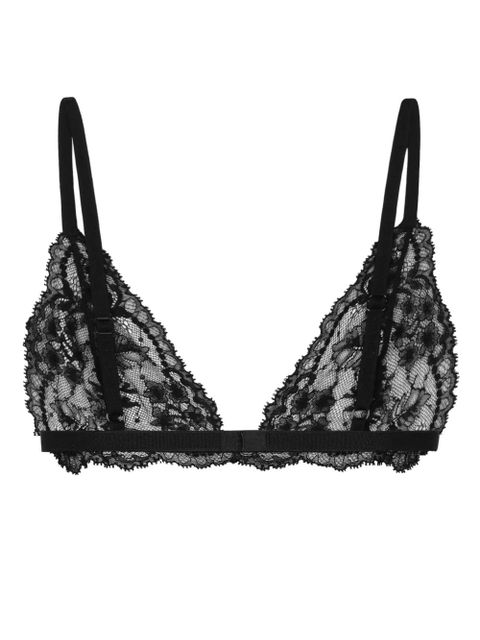 Dolce & Gabbana semi-sheer floral-lace bral - Black - zdjęcie produktu nr 2