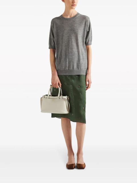 Prada small Buckle tote bag - White - zdjęcie produktu nr 2