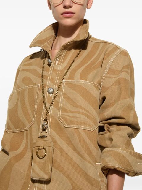 PUCCI chain-strap card-holder - Brown