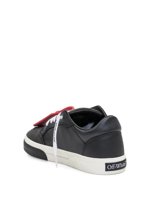Off-White anchor-logo leather sneakers - Black - zdjęcie produktu nr 2
