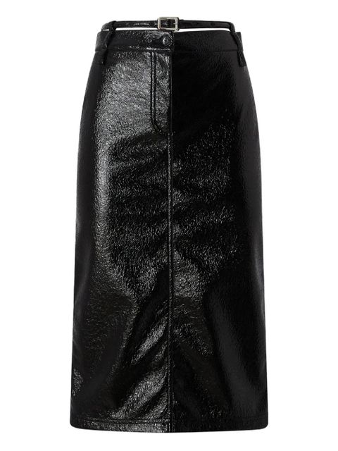 PINKO belted midi skirt - Black - zdjęcie produktu nr 1