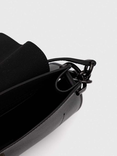 Furla torebka skórzana kolor czarny