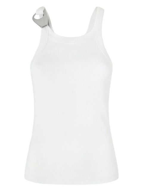 PINKO ribbed tank top - White - zdjęcie produktu nr 1