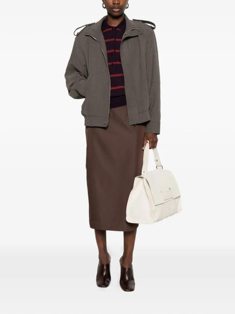 The Frankie Shop Kelly buttoned oversized jacket - Grey - zdjęcie produktu nr 2