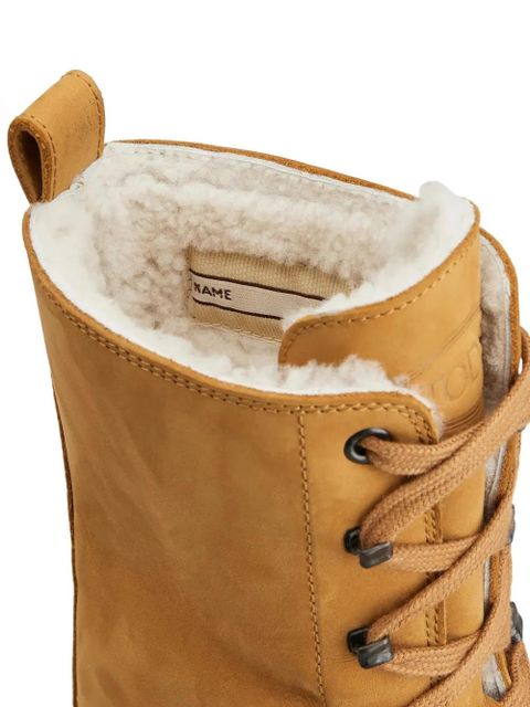 Tod's lace-up gommino boots - Neutrals - zdjęcie produktu nr 2