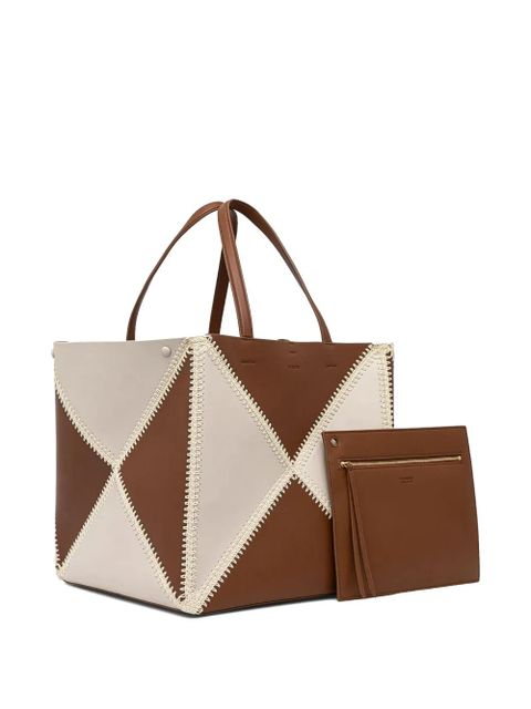 Nanushka Origami tote bag - Brown - zdjęcie produktu nr 2