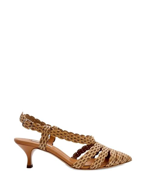 Casadei Julia Avenida woven sandals - Neutrals - zdjęcie produktu nr 1