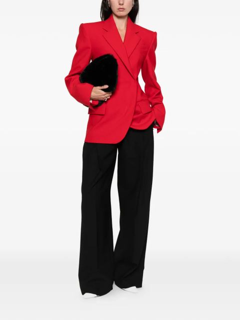 Sportmax pleated-front trousers - Black