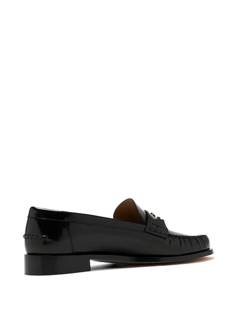 Ferragamo gold-tone loafers - Black